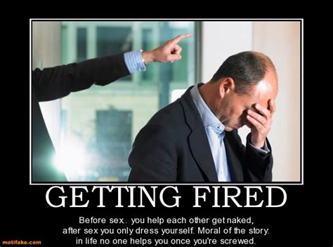 fired from the job